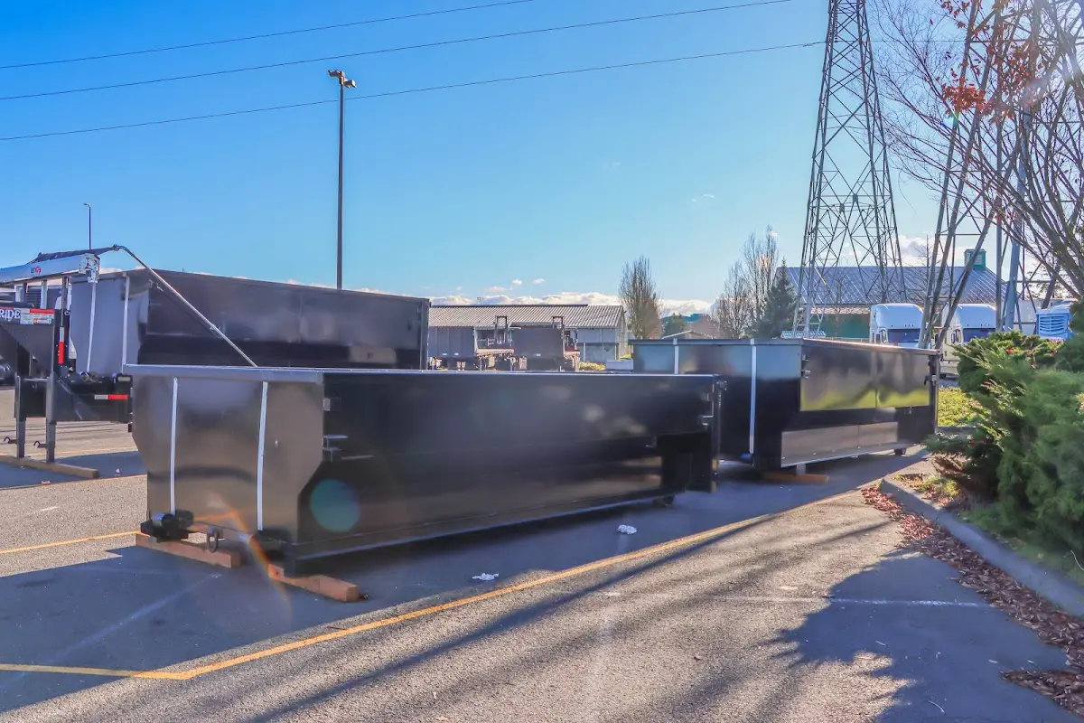 Professional dumpster rental and junk removal service in Doffing